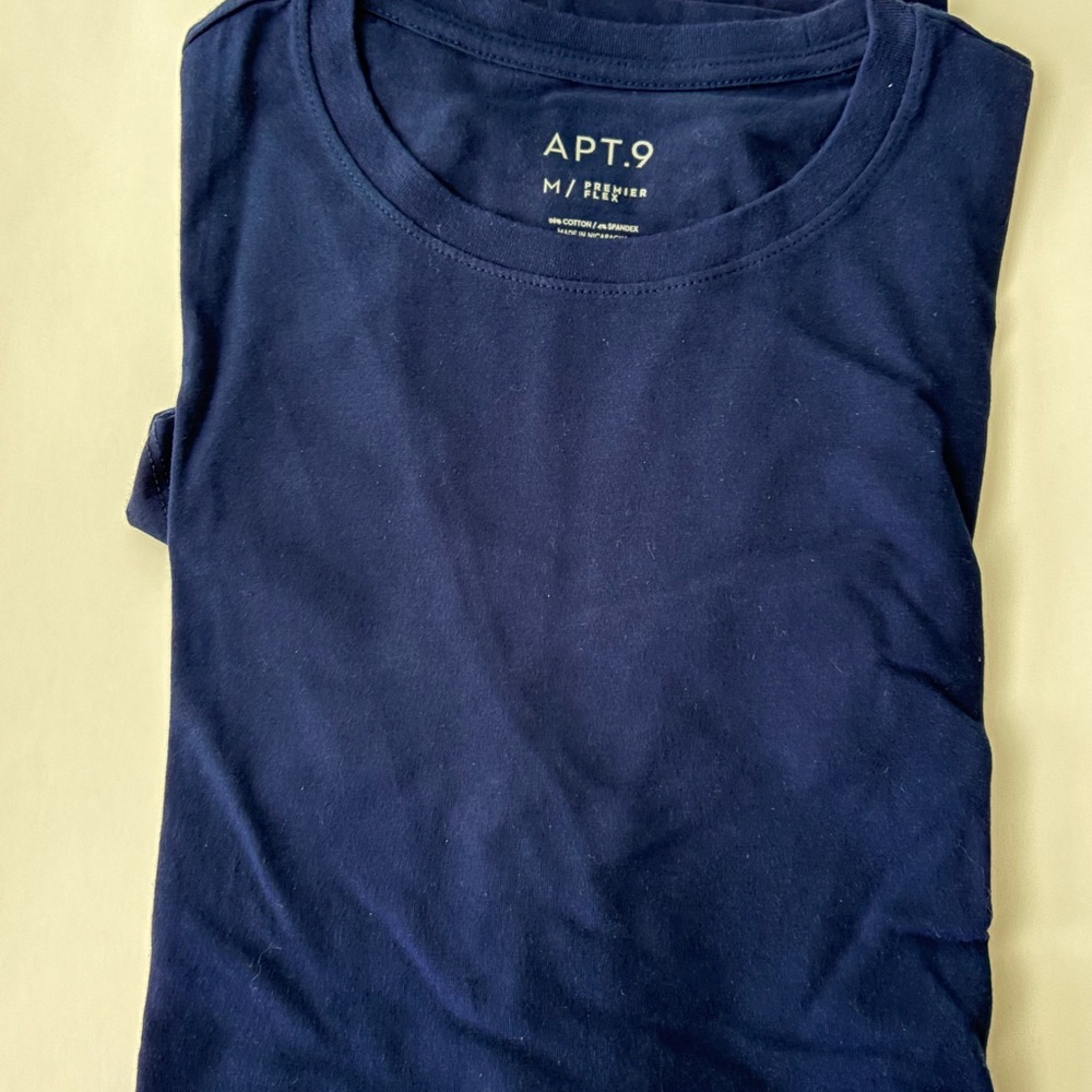 Apt. 9 Premier Flex Blue Tee